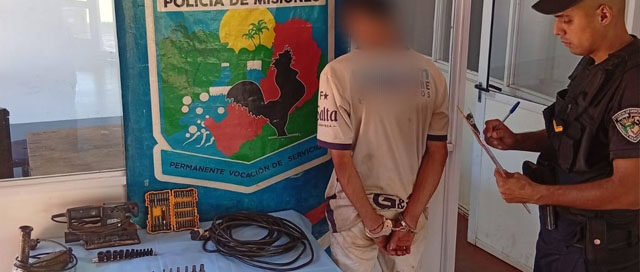 ESPERANZA: Detuvieron a un joven tras el robo de herramientas