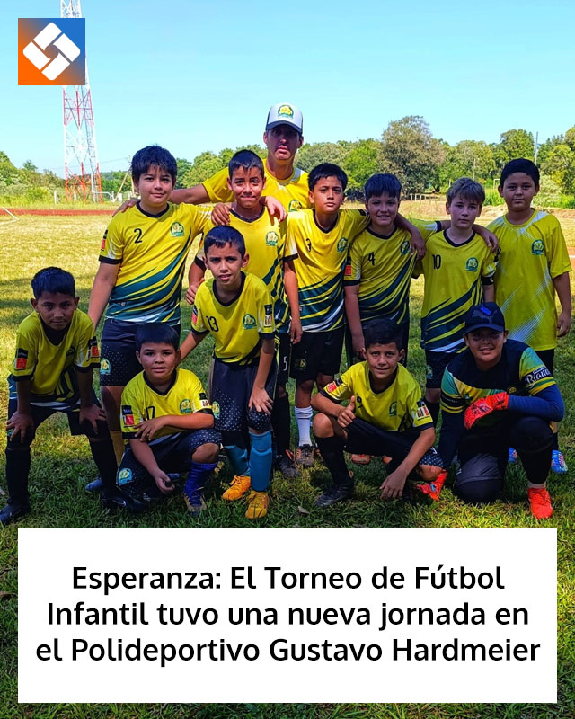 Esperanza: El Torneo de Fútbol Infantil tuvo una nueva jornada en el Polideportivo Gustavo Hardmeier