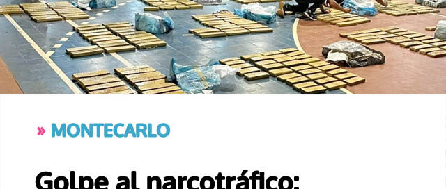 Golpe al narcotráfico: incautan más de 3,5 toneladas de marihuana valuadas en .300 millones