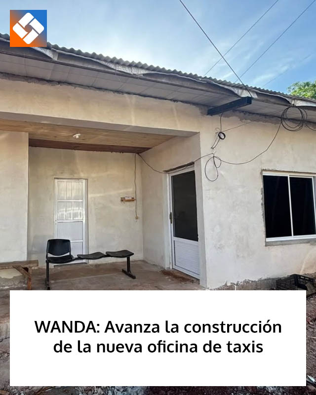 WANDA: Avanza la construcción de la nueva oficina de taxis