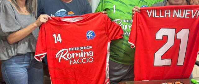 WANDA: El municipio entregó indumentaria deportiva al equipo Villa Nueva