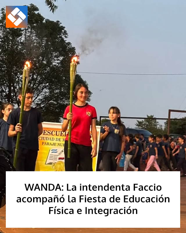 WANDA: La intendenta Faccio acompañó la Fiesta de Educación Física e Integración