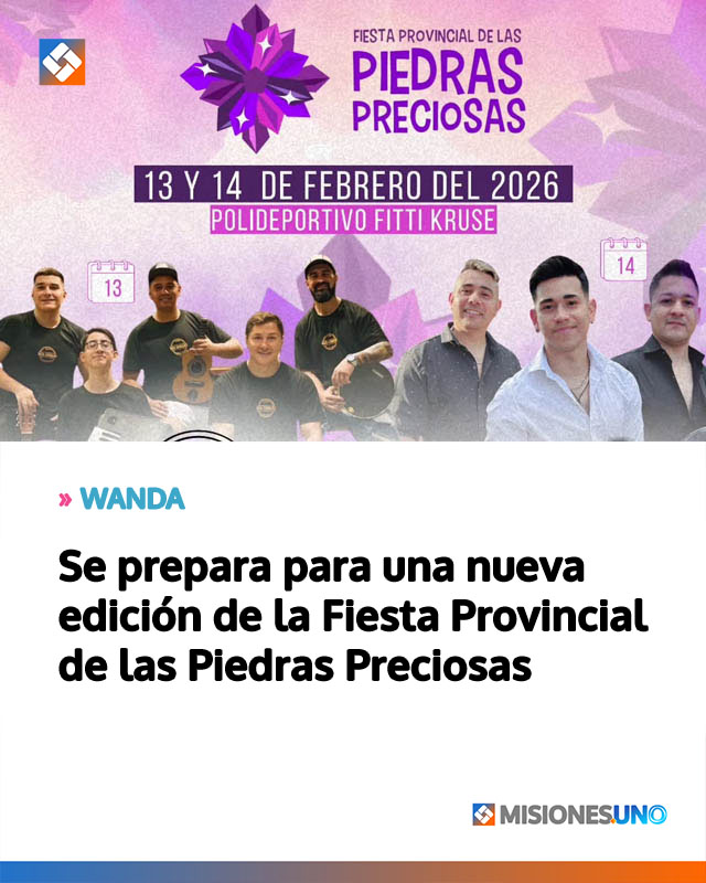 Se prepara para una nueva edición de la Fiesta Provincial de las Piedras Preciosas