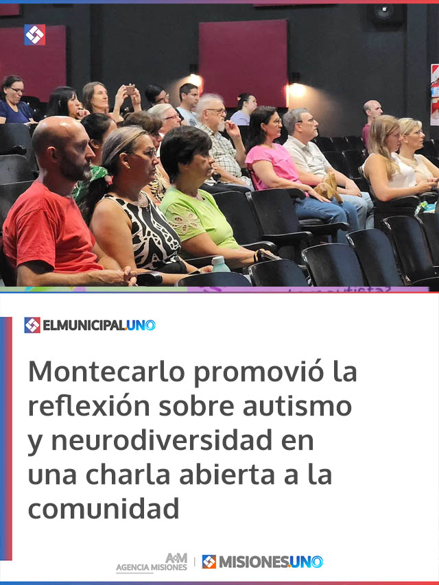Montecarlo promovió la reflexión sobre autismo y neurodiversidad en una charla abierta a la comunidad