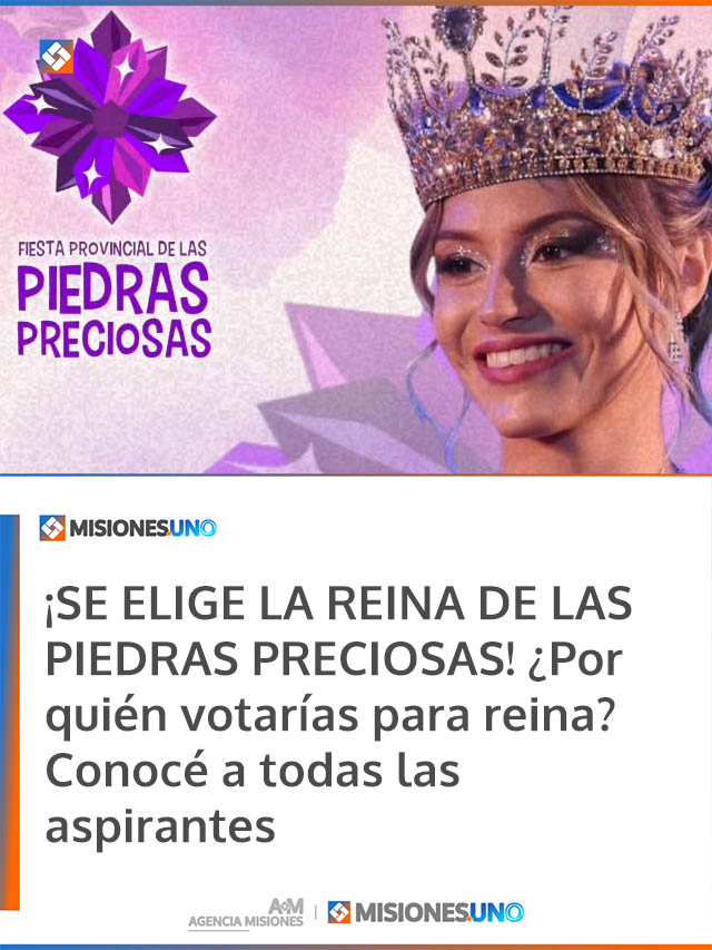 Wanda presenta a las aspirantes a Reina Provincial de las Piedras Preciosas