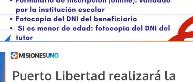 Puerto Libertad realizará la actualización del BEEG 2025 para estudiantes