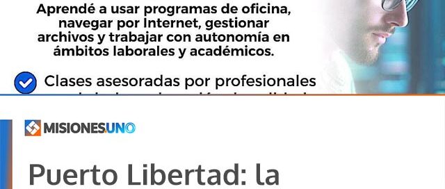 Puerto Libertad: la Universidad Popular de Misiones inició el ciclo lectivo 2026 con nuevos cursos y talleres