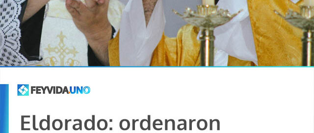 Eldorado: ordenaron diácono a Ramiro Nicolás Grün en la solemnidad de la Anunciación
