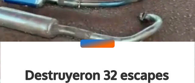 Destruyeron 32 escapes ilegales en Puerto Esperanza para reducir ruidos molestos en los barrios