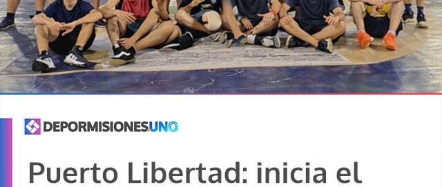 Puerto Libertad: inicia el Vóley Municipal masculino para adolescentes