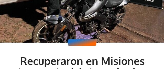 Recuperaron en Misiones tres motocicletas robadas en Buenos Aires durante operativos en Libertad, Esperanza y Wanda